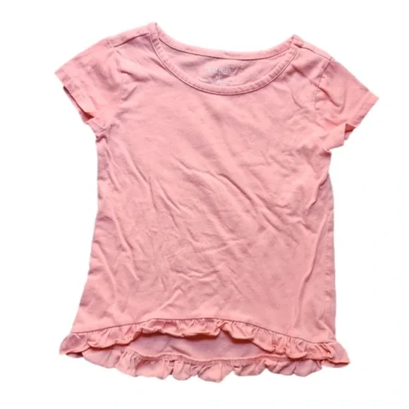 OKIE DOKIE Coral Pink Short Sleeve Tee - Picture 1 of 1